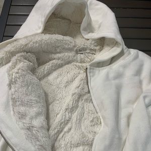 Faux fur lined jacket